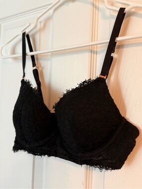 Aerie show-off Eyelash Plunge Push-Up Bra